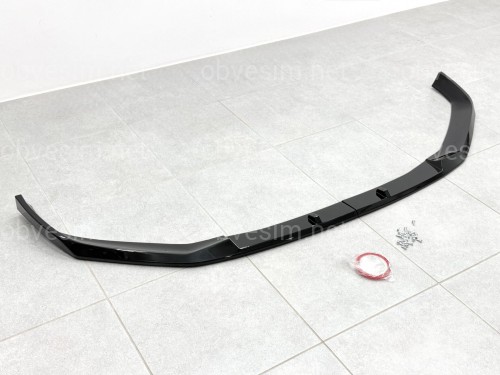 Накладка переднего бампера M-Paket BMW 5 series G30 G31 LCI 2020-2023, черный глянец