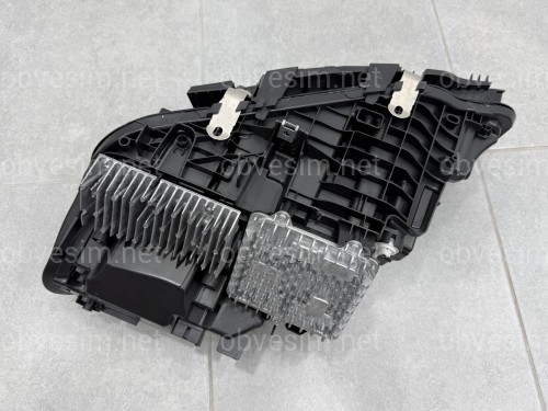 Фары LCI 2022+ рестайлинг Shadow Line для BMW G20 / G21 2019-2022 2шт. с заменой бампера на 22+ / 2 РЕЖИМА ДХО БЕЛЫЕ / ЖЕЛТЫЕ