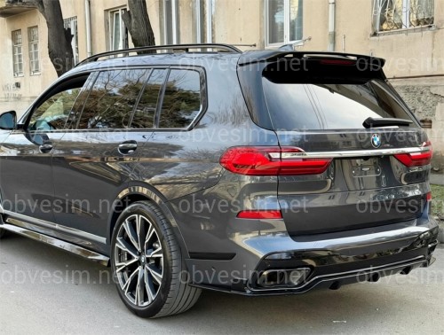 Диффузор накладка заднего бампера M Paket LCI Paradigm для BMW X7 G07 2023+