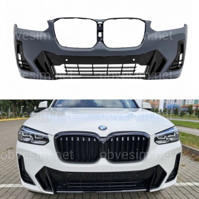 Передний бампер M paket в сборе для BMW X3 G01 X4 G02 2022-2025