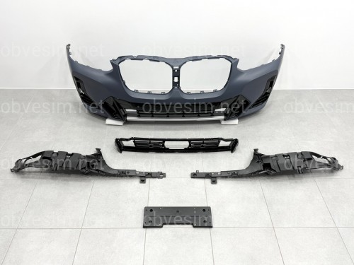 Передний бампер M paket в сборе для BMW X3 G01 X4 G02 2022-2025