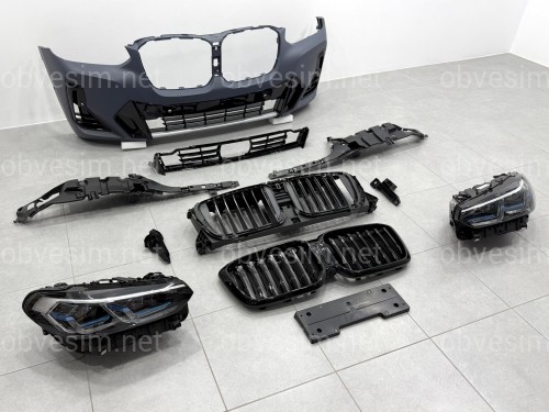 Обвес комплект рестайлинга М пакет LCI 2022+ для BMW X3 G01 2018-2021