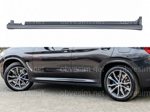 Левый порог М пакет BMW X3 G01 F97 / X4 G02 F98 2018-2024