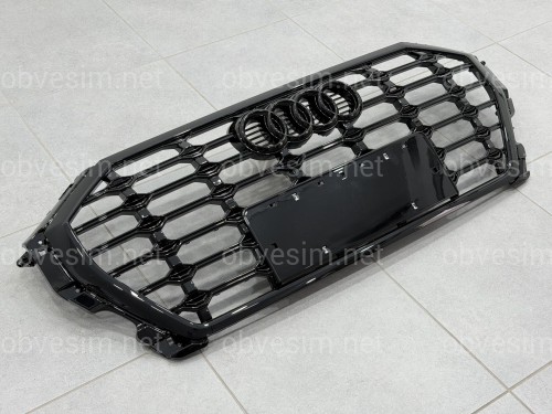 Решетка радиатора S-line BLACK Audi Q3 2019-