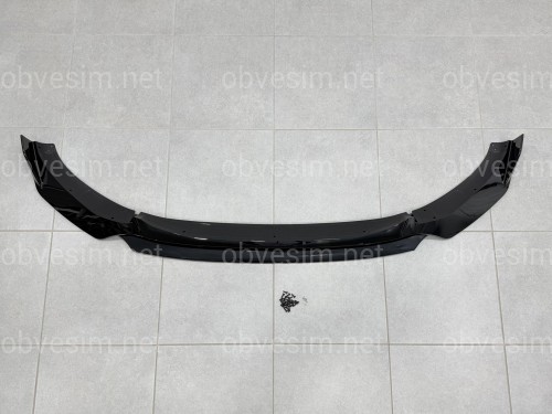 Юбка переднего бампера M-Performance для BMW X3 G01 / X4 G02 2018-2021 ABS пластик, черный глянец