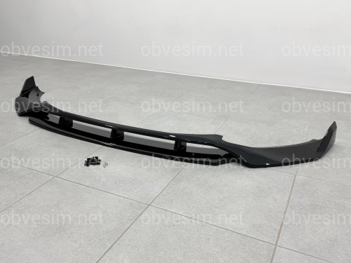 Юбка переднего бампера M-Performance для BMW X3 G01 / X4 G02 2018-2021 ABS пластик, черный глянец