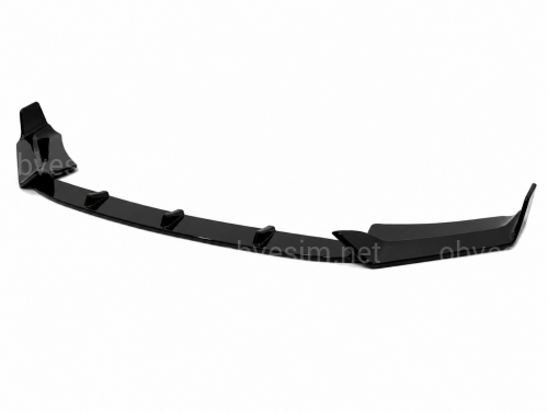 Юбка переднего бампера для BMW X5M F85 X5 F15 2013-2018, цвет черный глянец