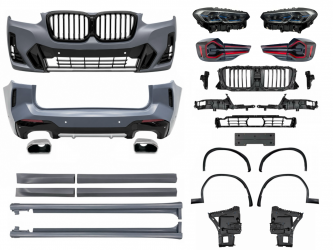 Обвес комплект рестайлинга М пакет LCI 2022+ для BMW X3 G01 2018-2021