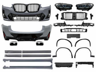 Рестайлинг комплект обвеса M paket LCI 2022+ для BMW X4 G02 2018-2021