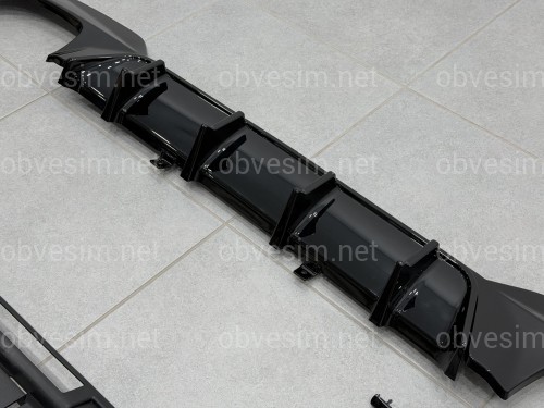 Диффузор заднего бампера M-Performance 340i BMW 3 series G20 2019-2022