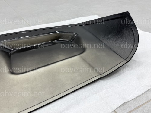 Спойлер козырек на крышку багажника BMW X5 F15 2013-2018, цвет черный глянец