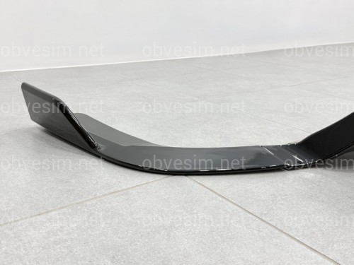 Накладки диффузора заднего бампера Paradigma BMW X6 F16 2013-2018, цвет черный глянец