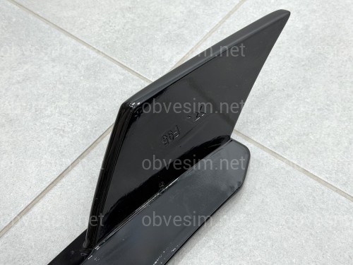 Плавники заднего бампера для X5 G05 X5M F95 2018+, ABS пластик, черный глянец