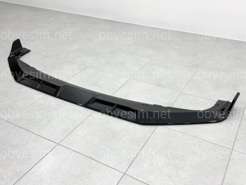 Юбка накладка переднего бампера BMW X5M G05 F95 2023+ ABS пластик, черный глянец