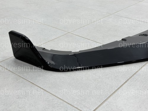 Юбка накладка переднего бампера BMW X5M G05 F95 2023+ ABS пластик, черный глянец