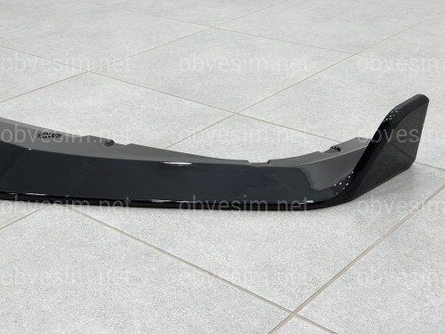 Юбка накладка переднего бампера BMW X5M G05 F95 2023+ ABS пластик, черный глянец