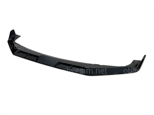 Юбка накладка переднего бампера BMW X5M G05 F95 2023+ ABS пластик, черный глянец