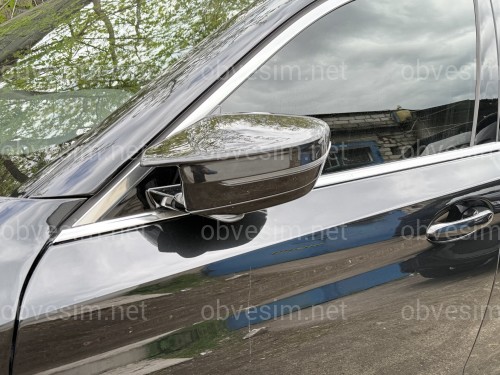 Корпуса зеркал M LOOK BMW G11 G12 G14 G15 G16 G20 G21 G22 G23 G26 G30 G31 G32 черный глянец V2
