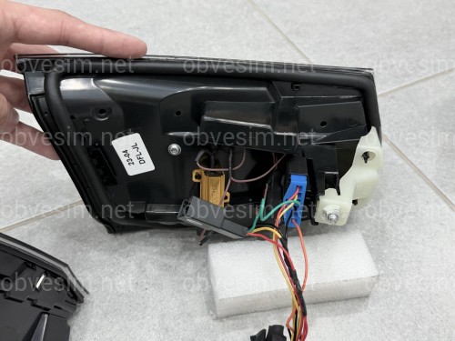Задние LED фонари стиль M4 для BMW 3 series F30 2012-2018 дымчатые, комплект 4шт.