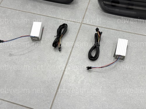 Задние LED фонари стиль CSL для BMW 3 series F30 2012-2018 дымчатые, комплект 4шт.