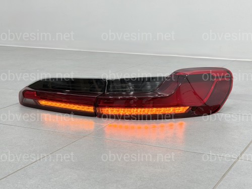 Задние LED фонари ЕВРОПА для BMW X4 G02 2018-2021 желтый поворотник