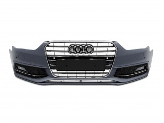 Бампер передний в сборе S-Line для Audi A4 B8 2012-2015