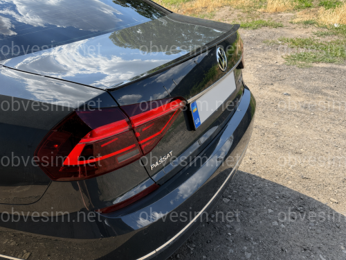 Спойлер лип Volkswagen Passat B7 B8 USA NMS 2011-2019 ABS пластик, цвет черный глянец