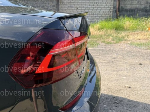 Спойлер лип Volkswagen Passat B7 B8 USA NMS 2011-2019 ABS пластик, цвет черный глянец