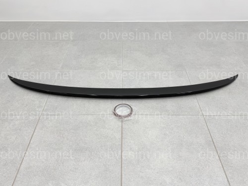 Спойлер лип багажника Kia Optima 2010-2013 ABS пластик, цвет черный глянец
