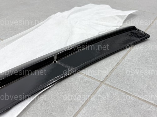 Спойлер лип багажника Mercedes-Benz C-class W204 2007-2014 ABS пластик, цвет черный глянец