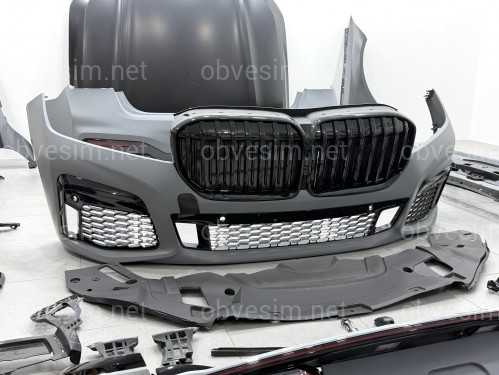 Комплект обвеса рестайлинг M760 BLACK LCI 2019+ для BMW 7 series G12 2015-2019