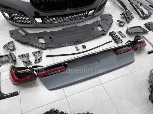 Комплект обвеса рестайлинг M760 BLACK LCI 2019+ для BMW 7 series G12 2015-2019