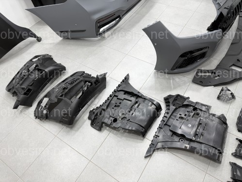 Комплект обвеса рестайлинг M760 BLACK LCI 2019+ для BMW 7 series G12 2015-2019