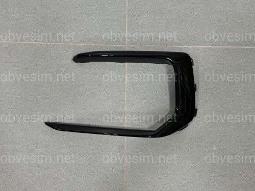 Накладка молдинг переднего бампера ЛЕВАЯ AUDI A6 C8 s-line 2022- 4KD-807-967-G