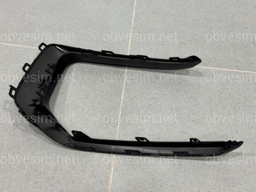 Накладка молдинг переднего бампера ЛЕВАЯ AUDI A6 C8 s-line 2022- 4KD-807-967-G
