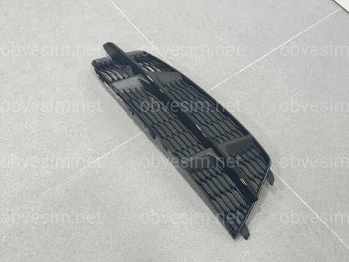 Решетка в бампер левая BLACK S Line - AUDI A6 С7 2015-2017 4G0807681AN
