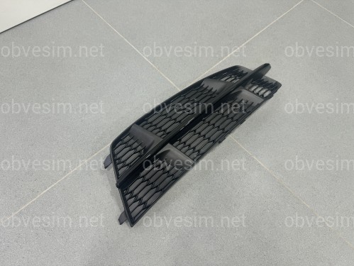 Решетка в бампер ПРАВАЯ BLACK S Line - AUDI A6 С7 2015-2017 4G0807682AN