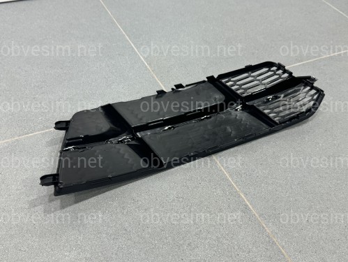 Решетка в бампер ЛЕВАЯ CHROME S Line - AUDI A6 С7 2015-2017 4G0807681AN / 4G0807647B