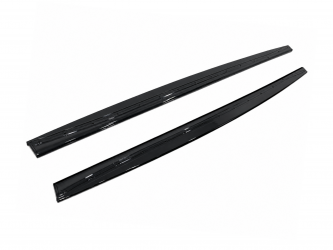 Лезвия под пороги M Paket для BMW 4 series F32 F33 2013-2020 ABS пластик, цвет черный глянец