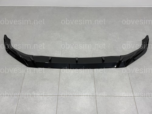 Накладка переднего бампера Paradigma BMW X7 G07 2023+, черный глянец