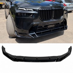 Накладка переднего бампера Paradigma BMW X7 G07 2023+, черный глянец
