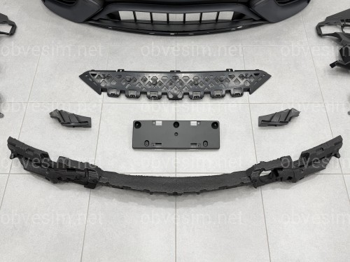 Передний бампер в стиле C63 AMG для Mercedes-Benz C-class W206 2021-