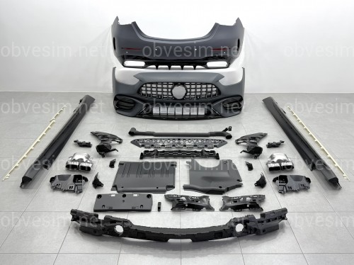 Комплект обвеса стиль AMG C63 для Mercedes C Class W206 2021-