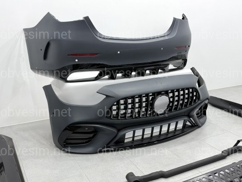 Комплект обвеса стиль AMG C63 для Mercedes C Class W206 2021-
