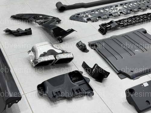 Комплект обвеса стиль AMG C63 для Mercedes C Class W206 2021-