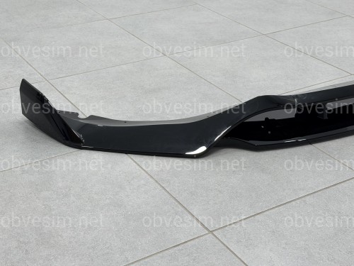 Юбка переднего бампера Paradigma BMW X5 G05 2018-2022 черный глянец