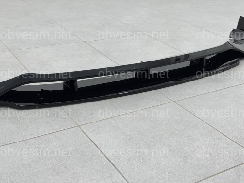 Юбка переднего бампера Paradigma BMW X5 G05 2018-2022 черный глянец