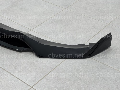 Юбка переднего бампера Paradigma BMW X5 G05 2018-2022 черный глянец