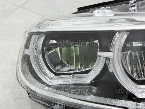 Фары FULL LED LCI для BMW 3 series F30 F31 2012-2018 ГАЛОГЕН В ЛЕД
