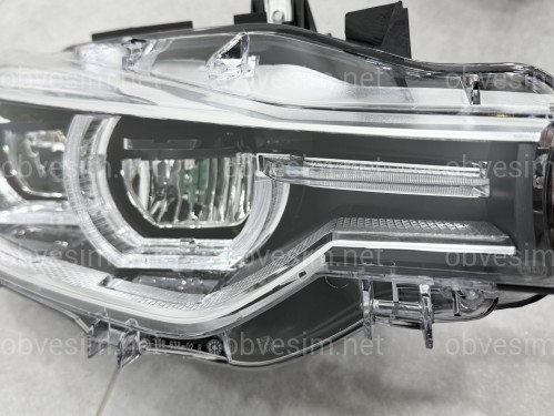 Фары FULL LED LCI для BMW 3 series F30 F31 2012-2018 ГАЛОГЕН В ЛЕД